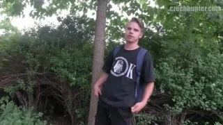 CZECH HUNTER 260 – Hunk Enjoys A Good Bareback Pounding Out In The Wild