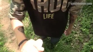 CZECH HUNTER 357 – Buff Muscular Hunk Enjoys Getting His Asshole Fucked