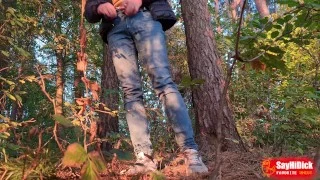 Pissing compilation – Big Cock and balls, uncut