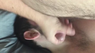 RISKY AF Suck and Fuck in the Stairwell on Bear’s 26th Birthday! (June 2018)