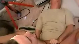 Young amateur Aiden Pugsley fucks chubby homosexual