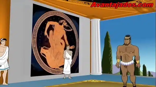 Desenho Gay os Dotados da Grecia