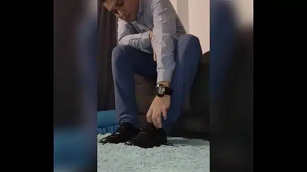 Gay show his socks before his job