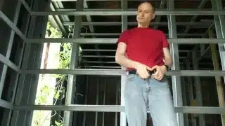 Kudoslong is on a building site he strips naked his penis small flaccid he wanks and is soon erect