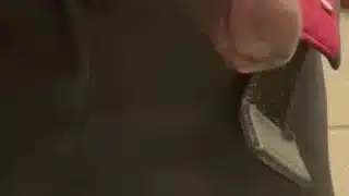 Pee drips from pulled back uncircumcised black dick