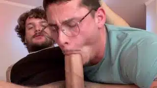 Samuel Hodecker and Bizcochito Flip-Flop Bareback with Their Big Dicks