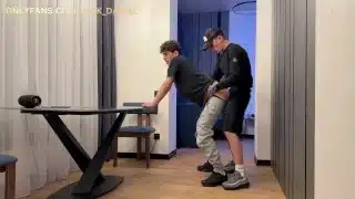 Two guys have a hard fuck
