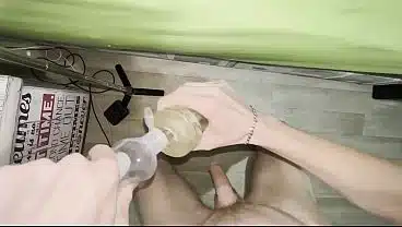 Big Dick Teen Twink Cumming From Anal Stimulation. Huge Dildo, Fleshlight, Cock Ring & Deep Fuck Preview