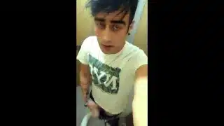 College toilet jerking is like EDGING cause someone is still coming